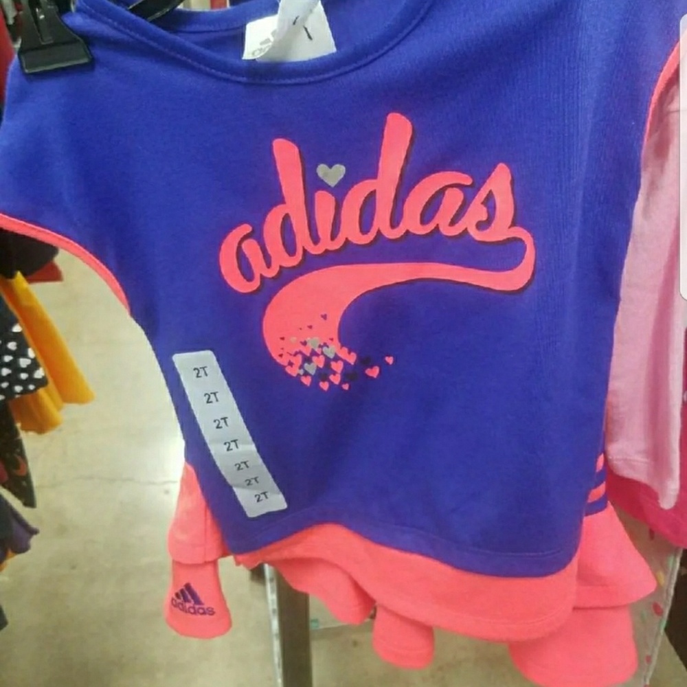 Adidas 2pc Shirt and Short Set